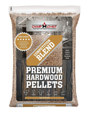 Picture of Camp Chef Competition Blend BBQ Pellets, Hardwood Pellets for Grill, Smoke, Bake, Roast, Braise and BBQ, 20 lb. Bag