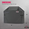 Picture of Grillman Large Rip-Proof Waterproof BBQ Grill Cover, 58 L x 24 W x 48 H Inches, Black