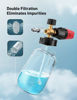 Picture of AstroAI Foam Cannon, Heavy Duty Car Foam Blaster Wide Neck Adjustable Snow Foam Lance and Thick Foam for Pressure Washer with 1/4" Quick Connector,1L Bottle