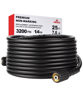 Picture of YAMATIC Pressure Washer Hose 25FT 1/4" Kink Resistant M22 Brass Fitting Power Washer Hose Replacement for Ryobi, Troy Bilt, Greenworks, CRAFTSMAN & More High PressureWashers, 3200 PSI