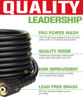 Picture of YAMATIC Pressure Washer Hose 25FT 1/4" Kink Resistant M22 Brass Fitting Power Washer Hose Replacement for Ryobi, Troy Bilt, Greenworks, CRAFTSMAN & More High PressureWashers, 3200 PSI