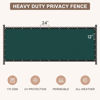 Picture of Patiobay 6X50FT Privacy Screen Fence, Heavy Duty Fencing Shade Cover, 170GSM 90% Blockage Mesh Shade Net for Wall Garden Yard Backyard (6 ft X 50 ft, Dark Green)