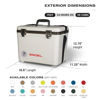 Picture of Engel UC19 19qt Leak-Proof, Air Tight, Drybox Cooler and Small Hard Shell Lunchbox for Men and Women in Tan