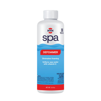 Picture of HTH Spa 86116 Defoamer, Spa & Hot Tub Chemical Eliminates Foaming, Softens Water, 16 oz