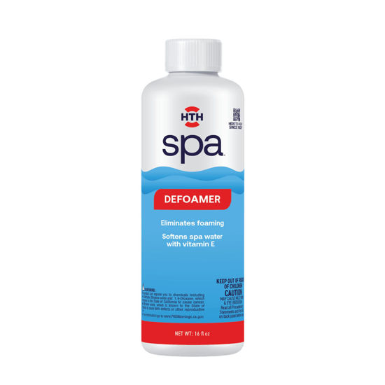 Picture of HTH Spa 86116 Defoamer, Spa & Hot Tub Chemical Eliminates Foaming, Softens Water, 16 oz