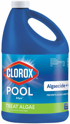 Picture of Clorox® Pool&Spa™ Swimming Pool Algaecide and Clarifier, Prevents and Treats Pool Algae, Clears Water, 128 Fl Oz (Pack of 1)