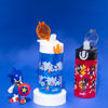 Picture of Zak Designs Sonic the Hedgehog Sage Kids Water Bottle For School or Travel, 16oz Durable Plastic Water Bottle With Straw, Handle, and Leak-Proof, Pop-Up Spout Cover, 2-Pack Set (Sonic & Shadow)
