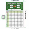 Picture of Football Pool Poster | (13” inch x 19”inch) Football Squares Pool Board | Office Pool Football Poster | Big Game Party Decorations | Football, Super Game Bowl Party Pool Poster | By Anapoliz