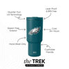 Picture of Simple Modern Officially Licensed NFL Philadelphia Eagles 30 oz Tumbler with Flip Lid and Straws | Insulated Cup Stainless Steel | Gifts for Men Women | Trek Collection | Philadelphia Eagles
