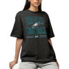 Picture of Hybrid Sports NFL - Philadelphia Eagles - Football Arch - Men's and Women's Short Sleeve T-Shirt - Size X-Large - Philadelphia Eagles - Black