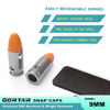 Picture of GORTAR 9mm Snap Caps Training Dummy Rounds Practice Safe Loading Firing Close to Real Weight -12 Pcs
