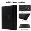 Picture of Trading Card Binder 9 Pocket, Fabmaker PU Cover Card Collection Binder for 360 Cards, Premium Card Book, Sturdy Card Holder Folders, Card Album for YuGiOh, MTG, TCG, Game Cards & Sports Cards, Black