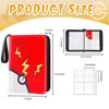 Picture of GOROMA Card Binder 4-Pockets, 400 Pockets Card Holder with 50 Removable Sleeves, Trading Card Collector Zipper Album Holder, Red