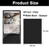 Picture of Black MTG Card Sleeves 200 Pack, Standard Card Sleeves Sturdy MTG Sleeves Matte Back Finish, Perfect Shuffling - Protect All Your Trading Cards Collectible Cards by Fabmaker, Never Tear