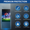 Picture of 200 Card Sleeves Top Loads for Cards, 3"x4" Baseball Card Protectors Hard Plastic, Toploads for Cards, Hard Card Sleeves, Sports Card Holder for Trading Card (100 Hard Card Sleeves + 100 Soft Sleeves)