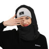 Picture of Shy Velvet Balaclava Wind-Resistant Ski Mask Winter Face Mask,Fleece Cold Weather Ski Mask for Women and Men Sherpa Hood ski mask Black