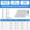 Picture of meite 16 Gauge Angled Finish Nails 1-1/2-Inch 20-Degree Galvanized Finishing Nails for Electric or Pneumatic Nailer Guns - Perfect for Window Trim, Cabinet Building and Other DIY Projects (2,000 PCS)