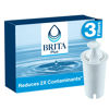 Picture of Brita Plus Water Filter, BPA-Free, High-Density Replacement Filter for Pitchers and Dispensers, Reduces 2x Contaminants*, Lasts Two Months or 40 Gallons, Includes 3 Filters