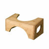 Picture of Squatty Potty The Original Toilet Stool - Bamboo Flip, 7" and 9" Adjustable Heights, Brown - Improve Bathroom Posture and Comfort