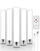 Picture of EZVALO Under Cabinet Lights, LED Closet Lights Wireless USB Charging, Motion Sensor Lighting Indoor 5700K Dimmable with Remote Control (White) 5 Pack