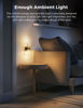 Picture of Night Lights Plug into Wall, Soft Light LED Night Light with Adjustable Brightness, Plug in Night Light with Auto Light Sensor, Wall Sconce-Style Design Night Light for Bathroom,Hallway, 2 Pack