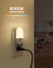 Picture of L LOHAS LED Motion Sensor Night Light, 2Pack, Motion Activated Night Light, Night Lights Plug into Wall Motion Sensor, 3000K Warm White, Adjustable Brightness 30/60LM, for Kids Adults Bathroom Bedroom