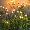 Picture of TONULAX Solar Garden Lights - New Upgraded Solar Swaying Light, Sway by Wind, Solar Outdoor Lights, Yard Patio Pathway Decoration, High Flexibility Iron Wire & Heavy Bulb Base, Warm White(2 Pack)