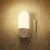 Picture of L LOHAS LED Night Lights Plug into Wall, [𝟐 Pack] LED Dimmable Night Light with Light Sensors, 30/60LM Adjustable Brightness Nightlights, Soft White 3000K Automatic Night Light for Kid, Hallway