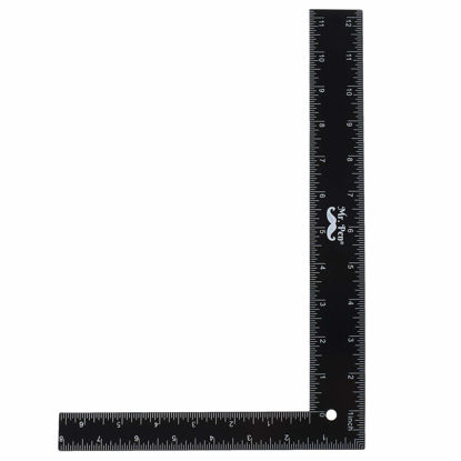 Picture of Mr. Pen- Carpenter Square, Framing Square, 8 inch x 12 inch, Carpenters Square, Right Angle Ruler, Framing Tools, L Shape Ruler, Metal Square, Steel Square