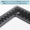 Picture of Mr. Pen- Carpenter Square, Framing Square, 8 inch x 12 inch, Carpenters Square, Right Angle Ruler, Framing Tools, L Shape Ruler, Metal Square, Steel Square
