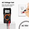 Picture of KAIWEETS Digital Multimeter with Case, DC AC Voltmeter, Ohm Volt Amp Test Meter and Continuity Test Diode Voltage Tester for Household Outlet, Automotive Battery Test (Anti-Burn with Double Fuses)