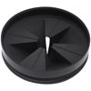 Picture of Garbage Disposal Splash Guards 3 3/8" Sink Baffle QCB-AM Replacement for InSinkErator Evolution Series, Upgraded Removable Quiet Collar Drain Plugs, Garbage Disposer Accessories, Black