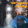 Picture of Collapsible Portable LED Camping Lantern XTAUTO Lightweight Waterproof Solar USB Rechargeable LED Flashlight Survival Kits for Indoor Outdoor Home Emergency Light Power Outages Hiking Hurricane 4-Pack