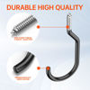 Picture of GURADESIGN 8-Pack Heavy Duty Bike Hook, Loading Capacity 100 LBS, 6 inch, Bike Hooks for Garage Wall and Garage Ceiling