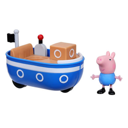 Picture of Peppa Pig Peppa's Adventures Little Boat Toy Includes 3-inch George Pig Figure, Inspired by The TV Show, for Preschoolers Ages 3 and Up
