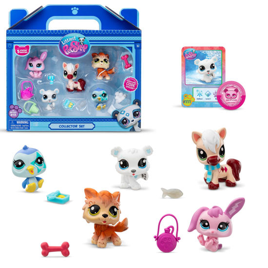 Picture of Littlest Pet Shop - Winter Besties Collector Set - LPS Gen 7, Authentic Mystery Figures, Surprise Collectible Kidult Toy, Girls, Boys, Kids, Tweens Ages 4+