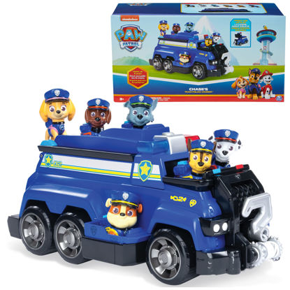Picture of PAW Patrol Team Cruiser, Large Scale Vehicle with Exclusive Chase, Marshall, Skye, Rubble, Rocky & Zuma Action Figures, Toys for Boys & Girls Ages 3+