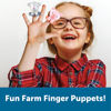 Picture of Learning Resources Peekaboo Learning Farm - 10 Pieces, Ages 18+ Months Toddler Learning Toys, Counting and Sorting Toys, Farm Animals Toys