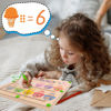 Picture of MTYOKILN Magnetic Color & Number Maze - Montessori Wooden Color Matching Learning Counting Puzzle Board - Toddler Fine Motor Skills Toys for Boys Girls 3 4 5 Years Old