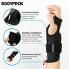 Picture of Bodyprox Wrist Guards (1 Pair) for Snowboarding, Skateboarding and Rollerblade, Sports Protection Wrist Guard (Small)