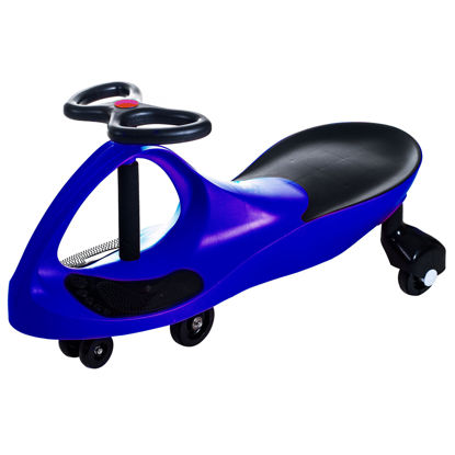 Picture of Wiggle Car - Ride on Toy for Ages 3 and Up - Toddler Ride on Toys with no Batteries, Gears, or Pedals Just Twist, Wiggle, and Go by Lil’ Rider (Blue)