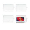 Picture of 4Pcs Plastic UNO Card Case Box Holder Designed for 112Pcs Classic Mattel UNO Card Game, High Capacity Playing Card Case Box Storage (NO Cards)