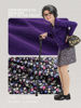 Picture of Gnodio Old Lady Costume for Kids 100 Days of School Costume for Girls 100th Day of School Granny Old Lady Dress Up Accessory Purple 5-7X