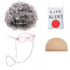 Picture of ZeroShop 100th Day of School Kids Old Lady Costume Girls Granny Dress 100 Year Grandma -6
