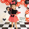 Picture of UNSPAZ Mouse Ears Headbands, Sequin Mouse Ears for Women Girls Boys, Shiny Bow Headband for Cosplay Costume Party Decorations Hair Accessories (Polka Dots)