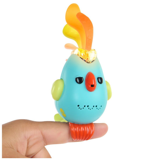 Picture of Fingerlings Sweet Tweets Interactive Bird - Record & Play Secret Messages, Includes 40+ Sounds & Reactions - Lionel (Blue)