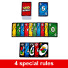 Picture of Mattel Games UNO Show ‘em No Mercy Card Game in Storage & Travel Tin for Kids, Adults & Family Night with Extra Cards, Special Rules & Tougher Penalties (Amazon Exclusive)