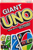 Picture of Mattel Games Giant UNO Card Game for Kids, Adults & Family Night with Oversized & Features for 2 to 10 Players