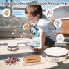 Picture of LOOIKOOS Baby Musical Instruments Montessori Toys for Toddlers 1-3,Natural Wooden Percussion Instruments Set for Kids Preschool Educational Musical Toys for Ages 5-9