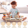 Picture of Kids Drum Set for Toddlers 1-3, Musical Instruments Toys for 1 Year Old Boy Girls Gifts, Wooden Montessori Toys 1 2 3 Year Old, 1st Christmas Birthday Gifts for Boys Girls Age 1-2